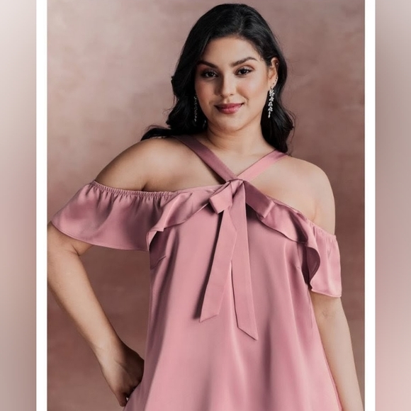 J. Crew Black Ruffled Cold Shoulder Blouse - Picture 9 of 9